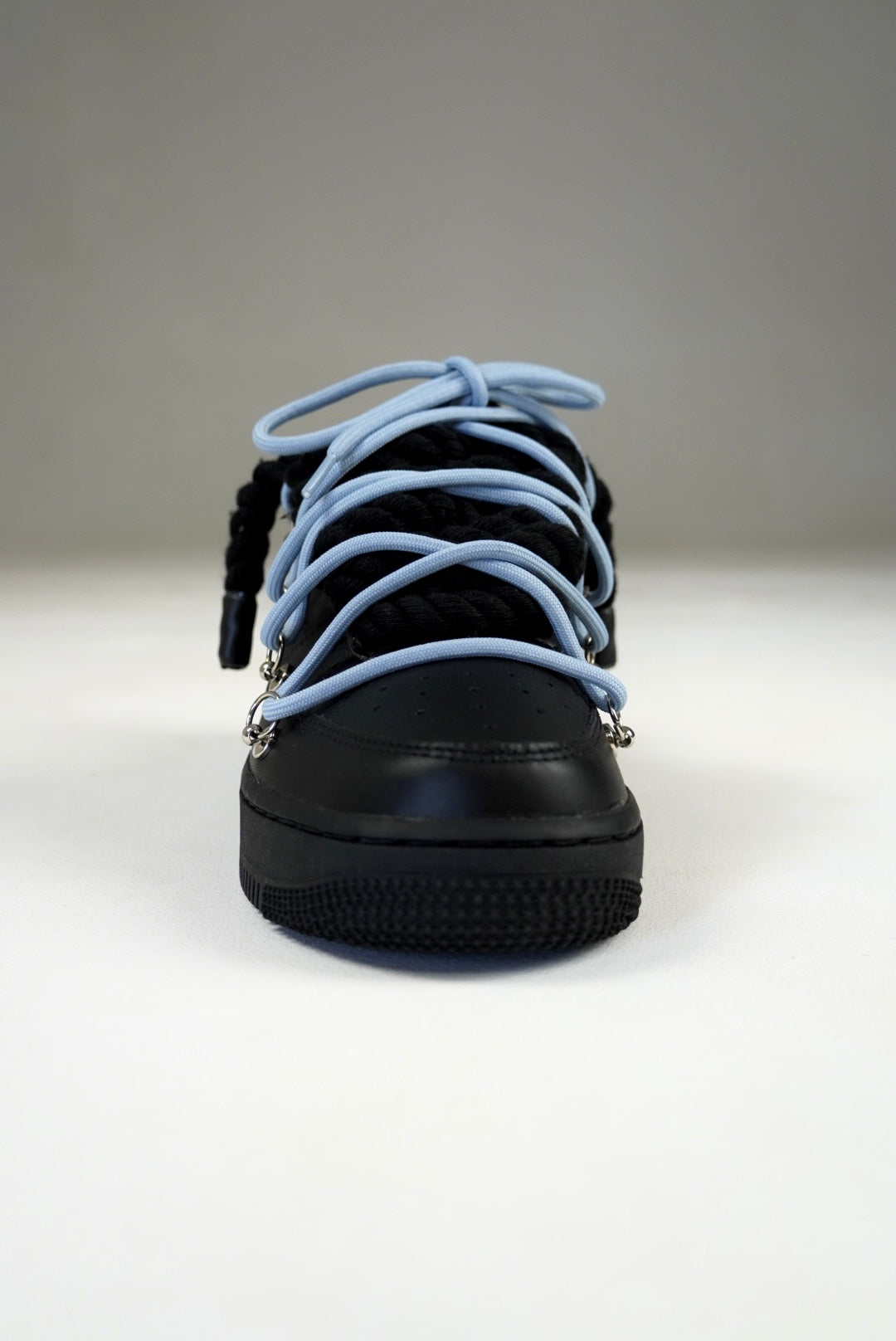 AF1 Black Off-White Laces (Azul)