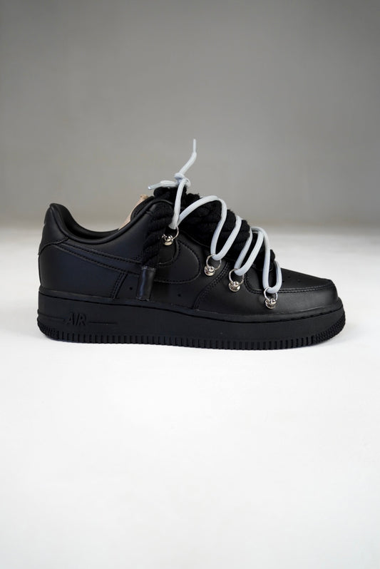 AF1 Black Off-White Laces (Gris)