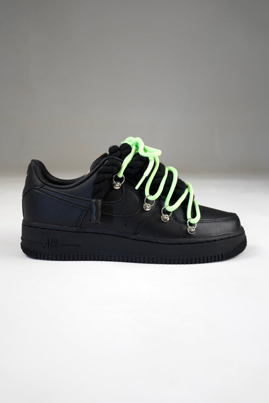 AF1 Black Off-White Laces (Flúor)