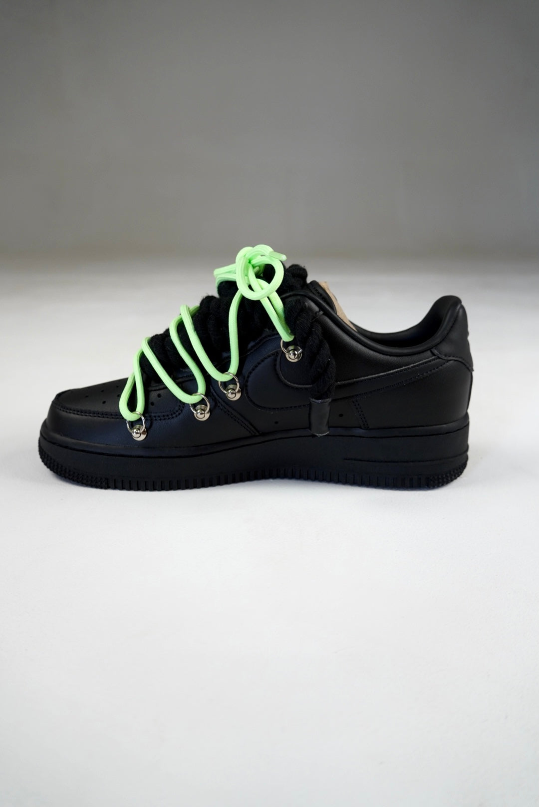 AF1 Black Off-White Laces (Flúor)