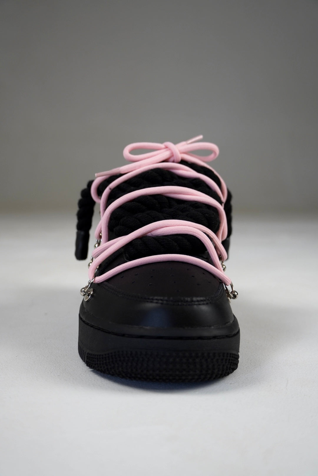 AF1 Black Off-White Laces (Rosa)