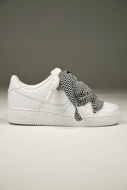 AF1 Lanvin Laces (Negro/Blanco)